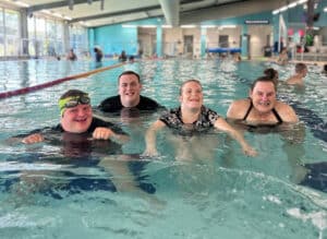 People in A Swimming Pool