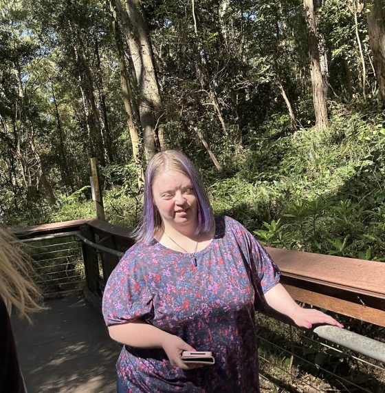 A Person on a Footpath Surrounded by Nature — Gleam Support Services Pty Ltd in Weston, NSW