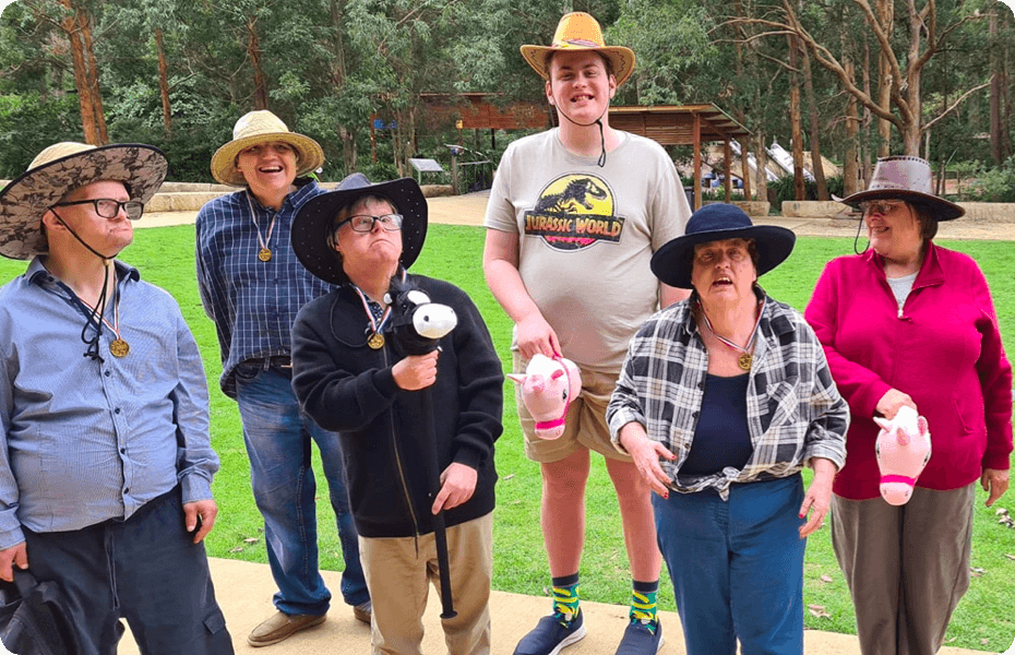 Group Of People In The Park — Disability Services in Weston, NSW