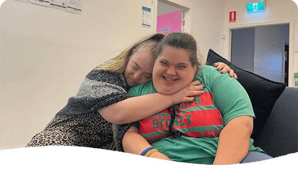 Two Lovely Ladies Spending Time Together — Disability Services in Cessnock, NSW