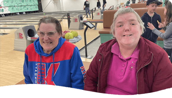 Women Inside A Bowling Alley — Disability Services in Maitland, NSW